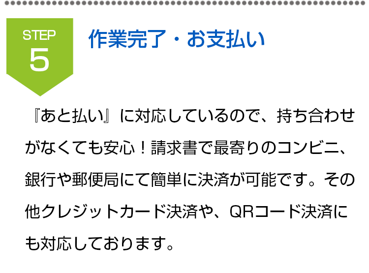 水まわりの緊急修理屋さん～水道修理～step5