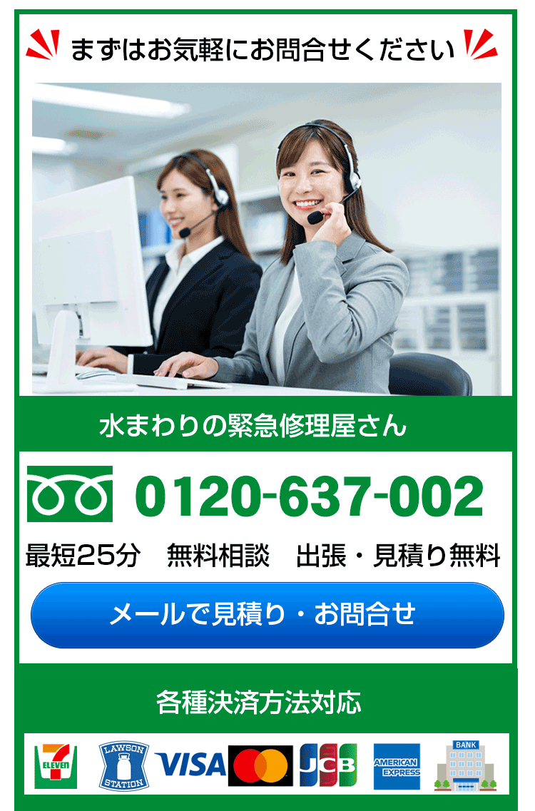 水道トラブル電話