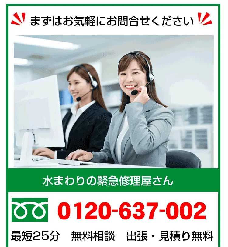 水道トラブル電話